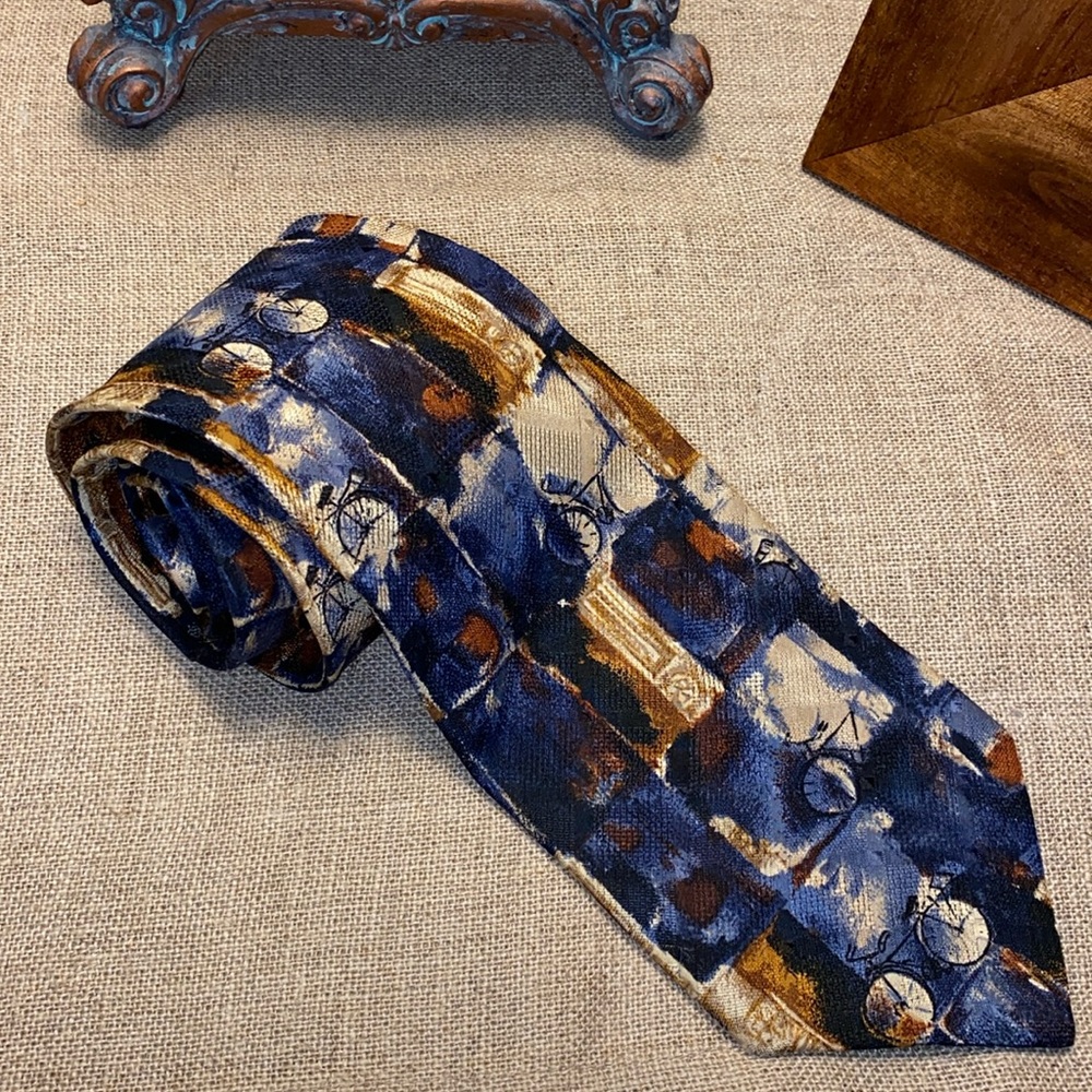 Ermenegildo Zegna vintage 100% silk tie